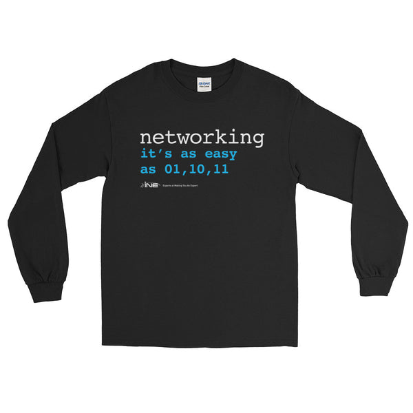 Networking Is Easy – Long Sleeve T-Shirt - INE